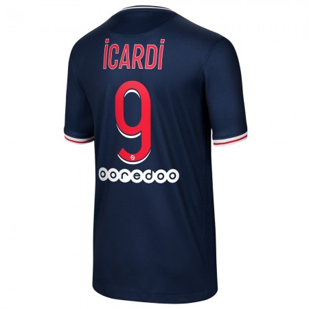 Billiga Fotbollströjor Paris Saint-Germain Mauro Icardi 9 Hemma tröja 2020/21 Kortärmad